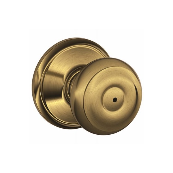 Schlage Lock ANT BRS Privacy Lockset F40V GEO 609 - main